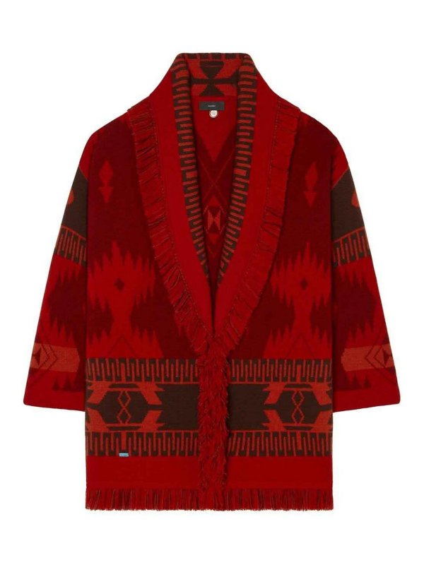 ALANUI: cardigans - Icon Jacquard Cardigan