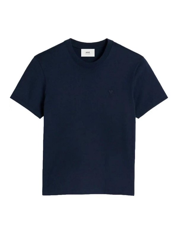 AMI PARIS: T-shirts - T-Shirt - Bleu
