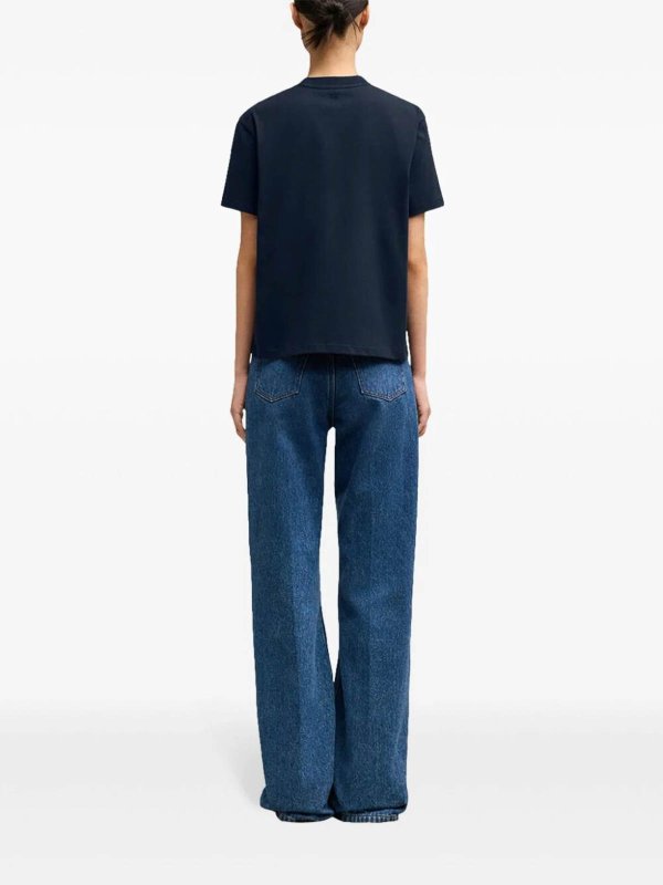 T-Shirt - Bleu shop online: AMI PARIS