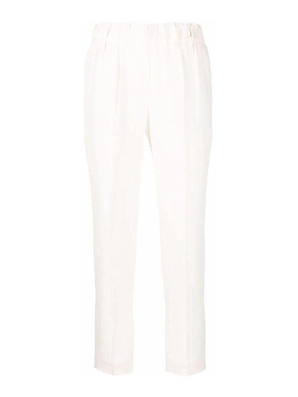 BRUNELLO CUCINELLI: Casual Hosen - Casual Hose - Weiß