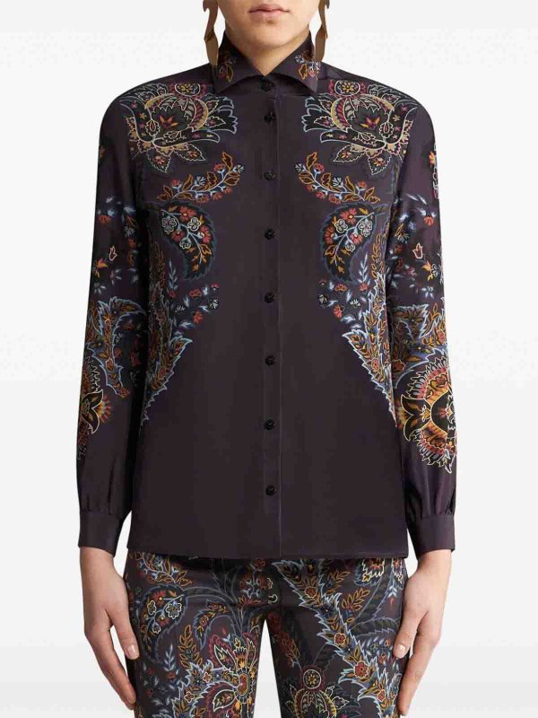 ETRO: Camisas online - Camisa - Negro