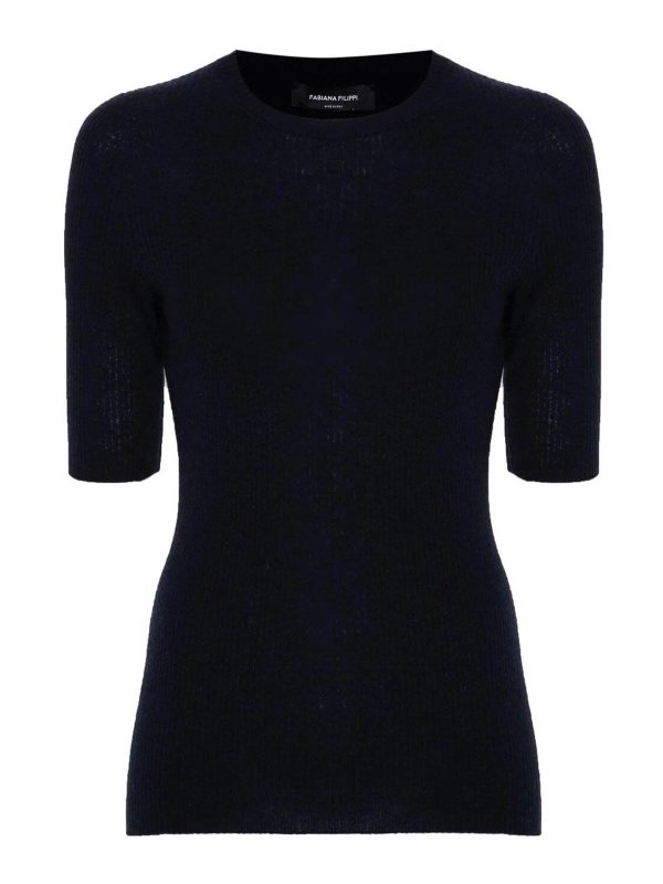 FABIANA FILIPPI: crew necks - Ribbed Sweater