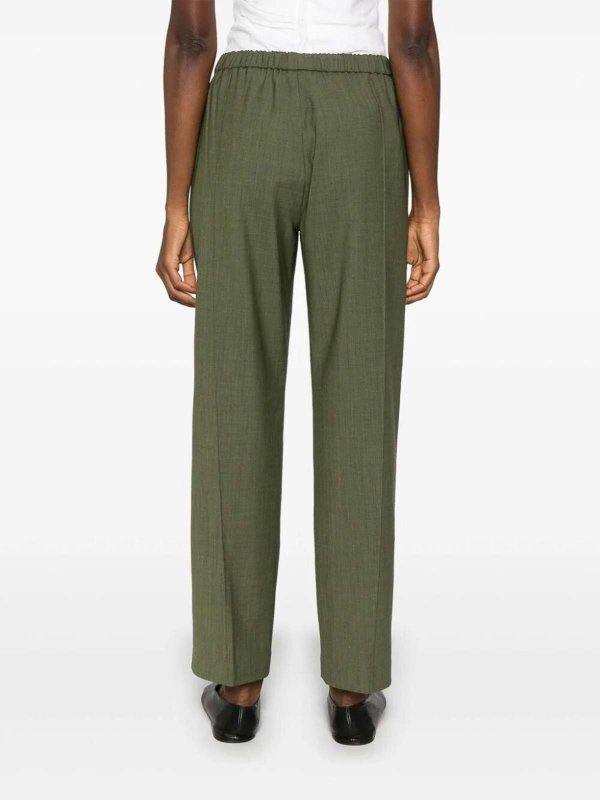 カジュアルパンツ - 緑 shop online: FABIANA FILIPPI