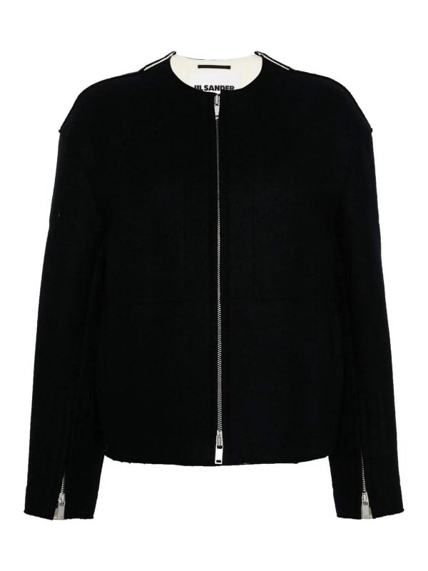 JIL SANDER: カジュアルジャケット - カジュアルジャケット - ブルー