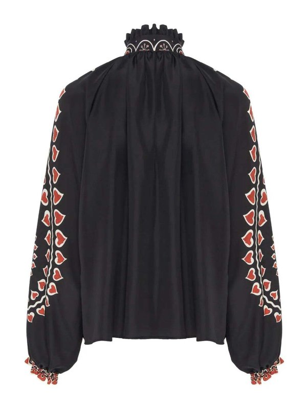 ブラウス - 黒 shop online: LA DOUBLEJ