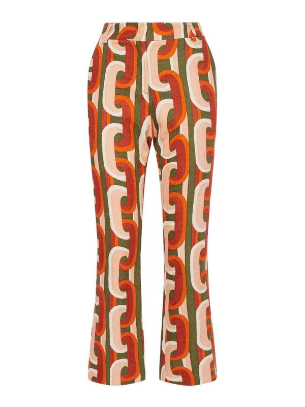 LA DOUBLEJ: Pantalones casual - Pantalón Casual - Rojo