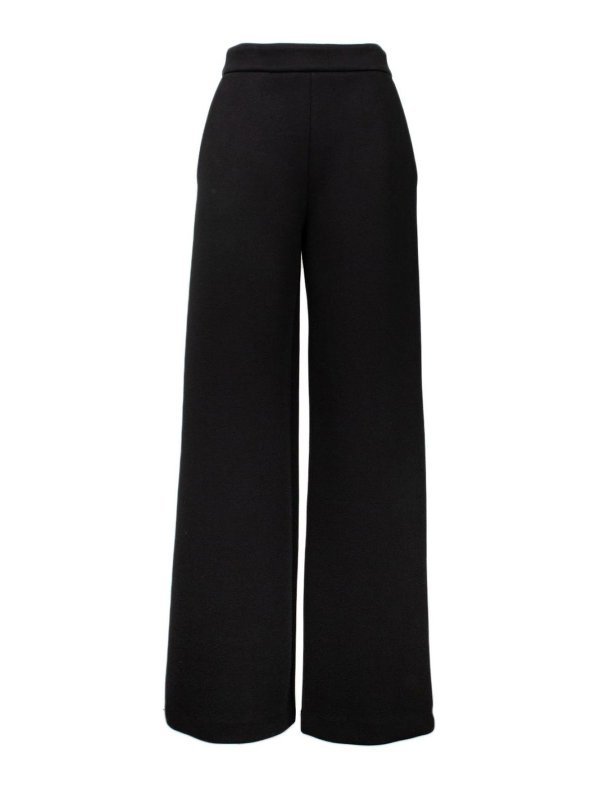 Max Mara: カジュアルトラウザー - カジュアルパンツ - 黒
