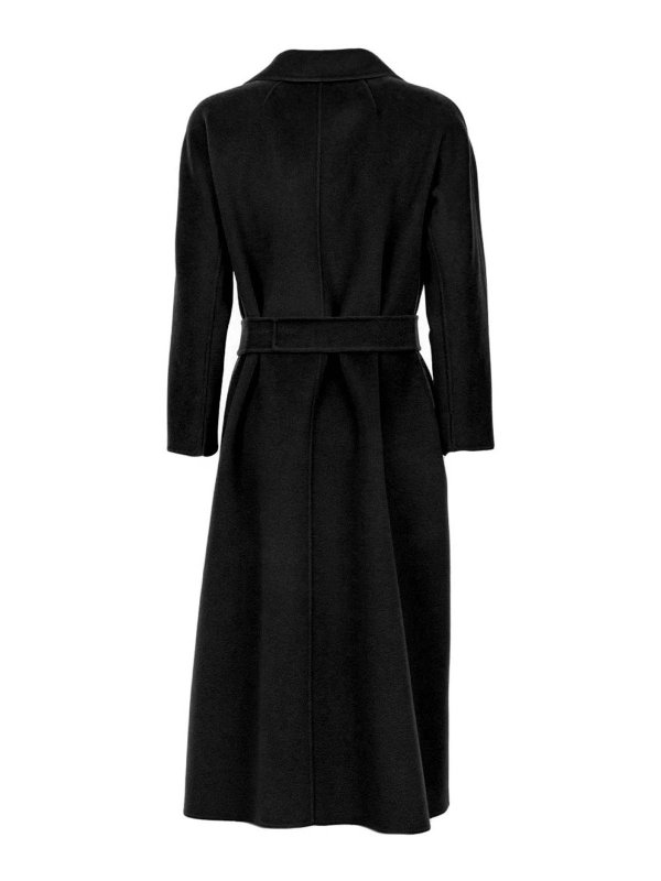 Max Mara: knee length coats online - Esturia belted coat