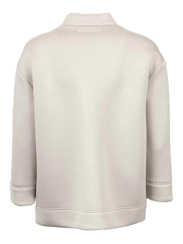 Max Mara: bombers online - Logo bomber jacket