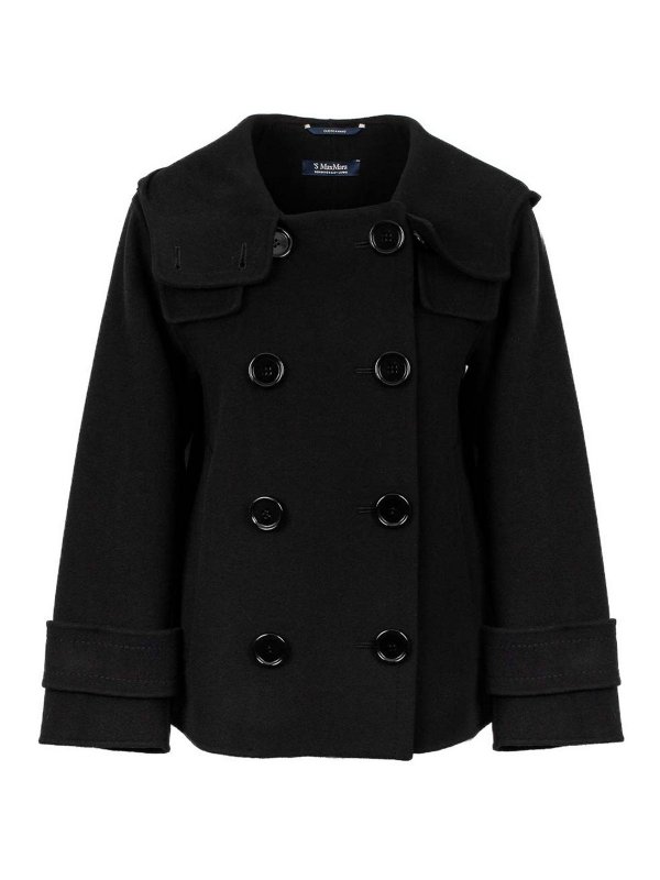 Max Mara: Blazer - Blazer - Negro