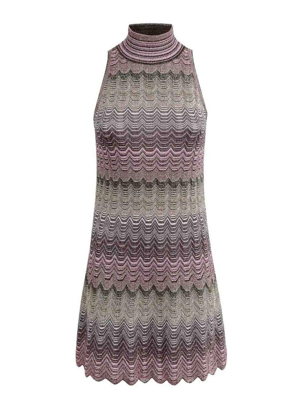 MISSONI: short dresses - Chevron Mini Dress