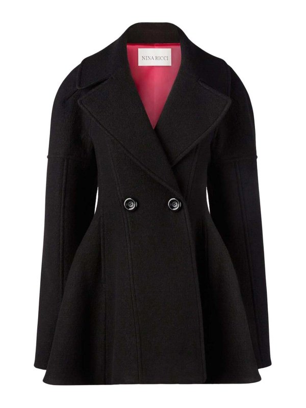 NINA RICCI: cappotti corti - Cappotto con vita stretta