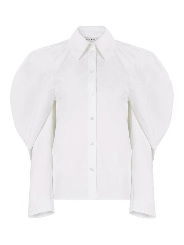 NINA RICCI: Hemden - Hemd - Weiß