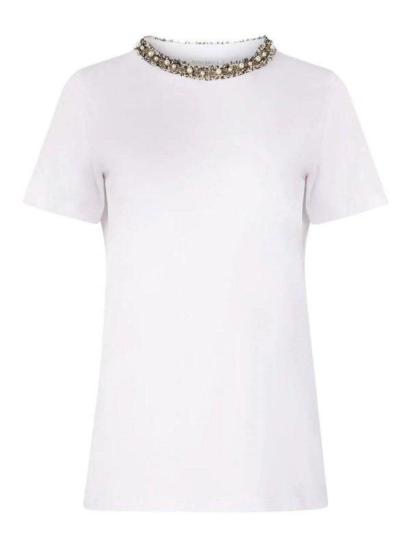 NINA RICCI: T-shirts - T-Shirt - Weiß
