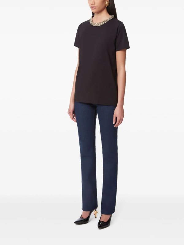 NINA RICCI: t-shirts online - Embroidered Tee