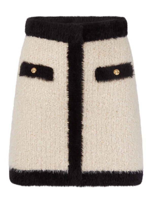 NINA RICCI: Knee length skirts & Midi - Tweed Skirt