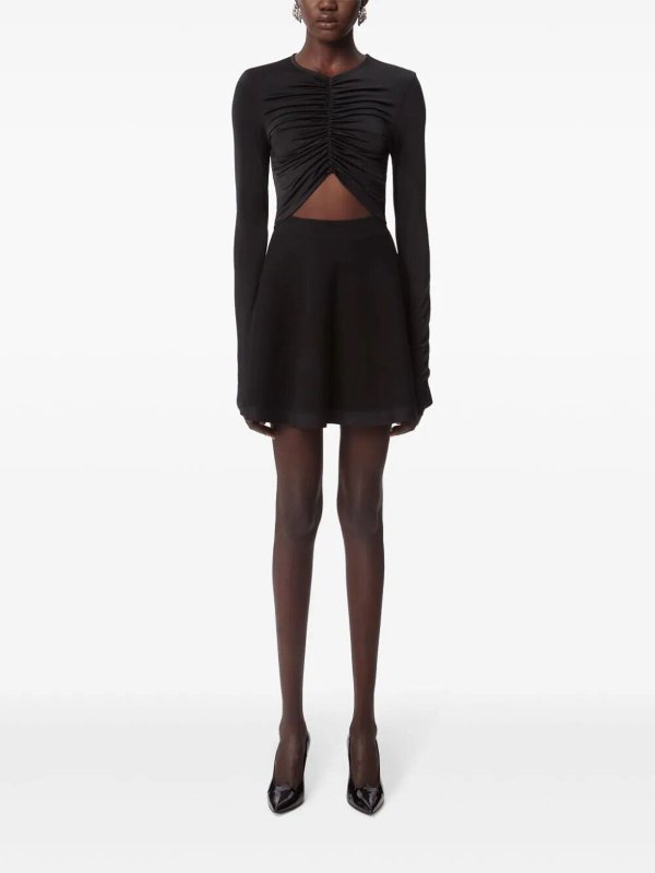 The Best Shops NINA RICCI: ニーレングススカート＆ミディ丈 - 膝丈/ミディスカート - 黒