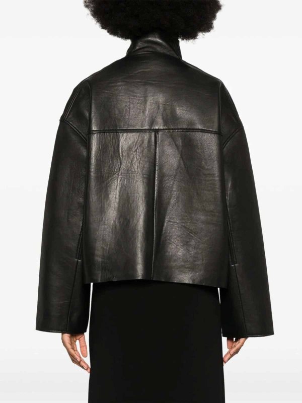 レザージャケット - 黒 shop online: REMAIN Birger Christensen