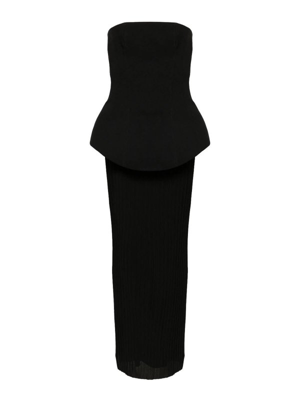 SOLACE LONDON: マキシドレス - マキシドレス - 黒