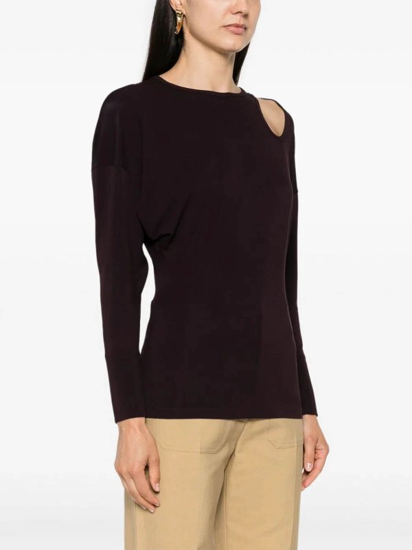 VICTORIA BECKHAM: Tops & Tank tops online - Twist Detail Jersey Top