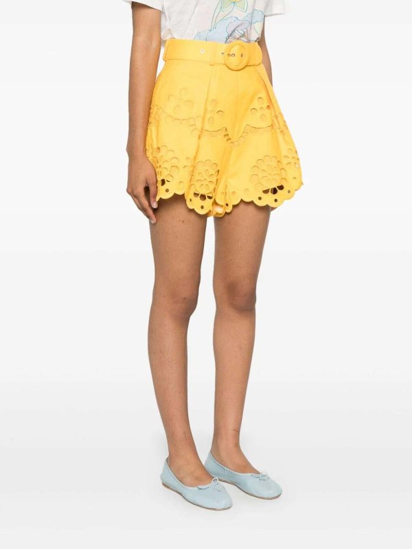 ZIMMERMANN: Trousers Shorts online - Pop Embroidered Short