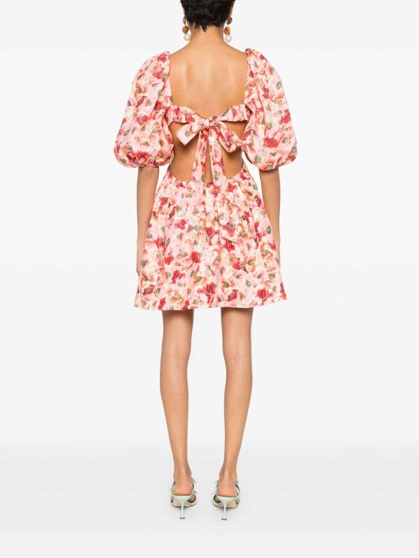 ショートドレス - 赤 shop online: ZIMMERMANN