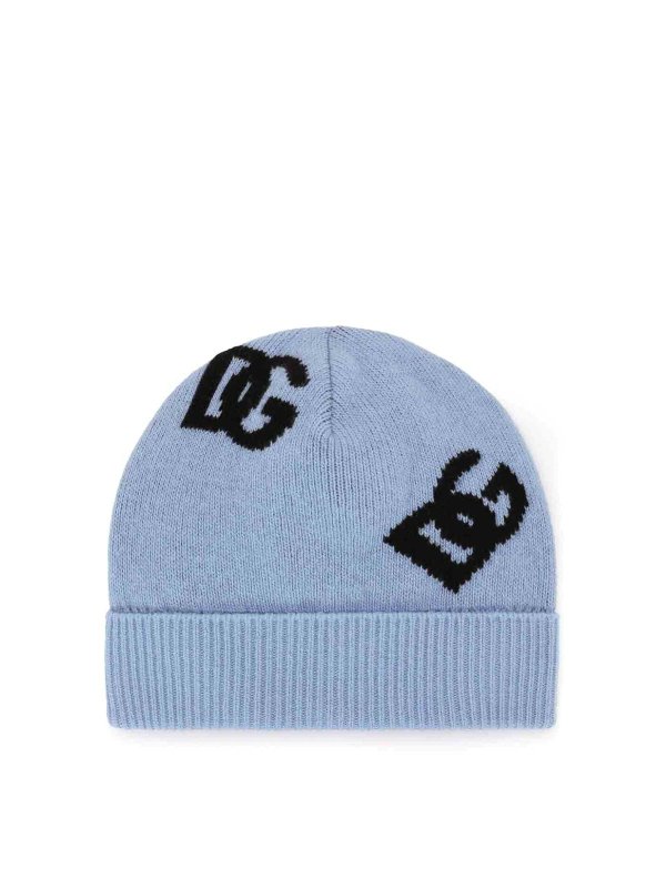 DOLCE & GABBANA: beanies - Dg Logo Beanie