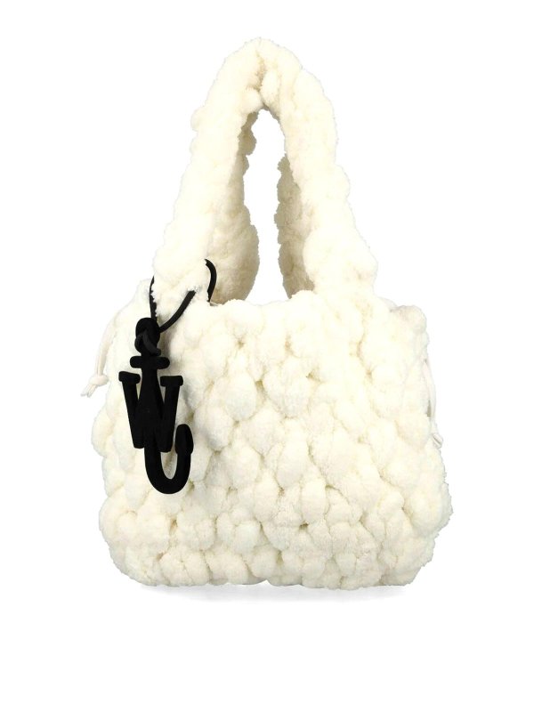 J.W. ANDERSON: Schultertaschen - Decke Shopper Piccola in Ciniglia