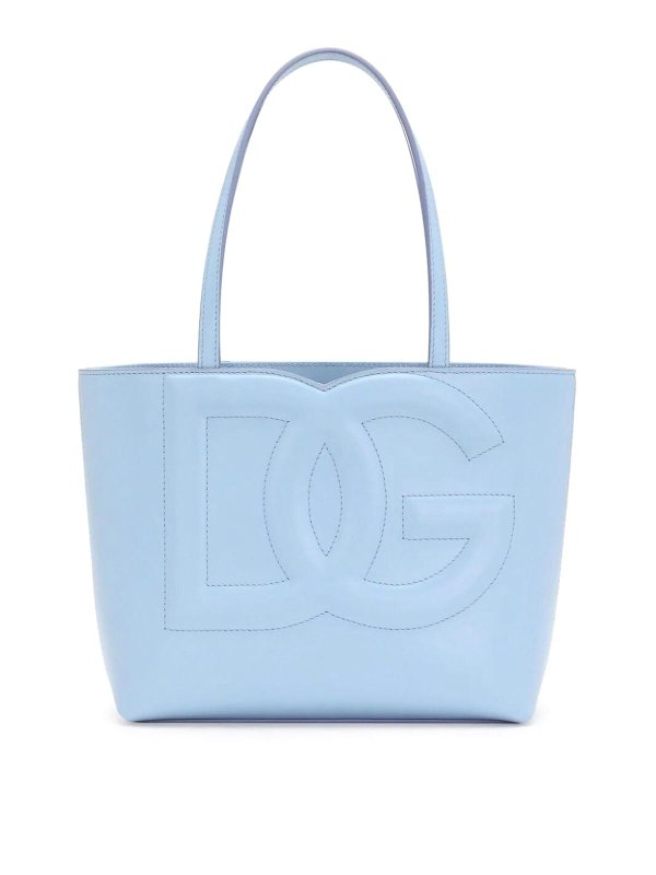 DOLCE & GABBANA: shopper - Borsa shopping piccola con logo Dg