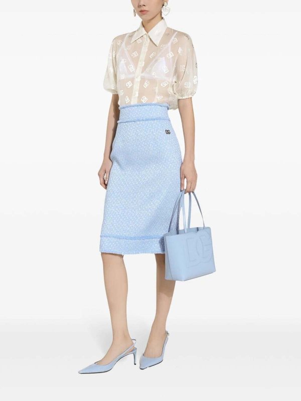 The Best Shops DOLCE & GABBANA: shopper - Borsa shopping piccola con logo Dg