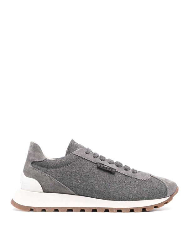 BRUNELLO CUCINELLI: trainers - Wool Screen Sneakers