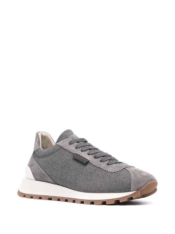 The Best Shops BRUNELLO CUCINELLI: trainers - Wool Screen Sneakers