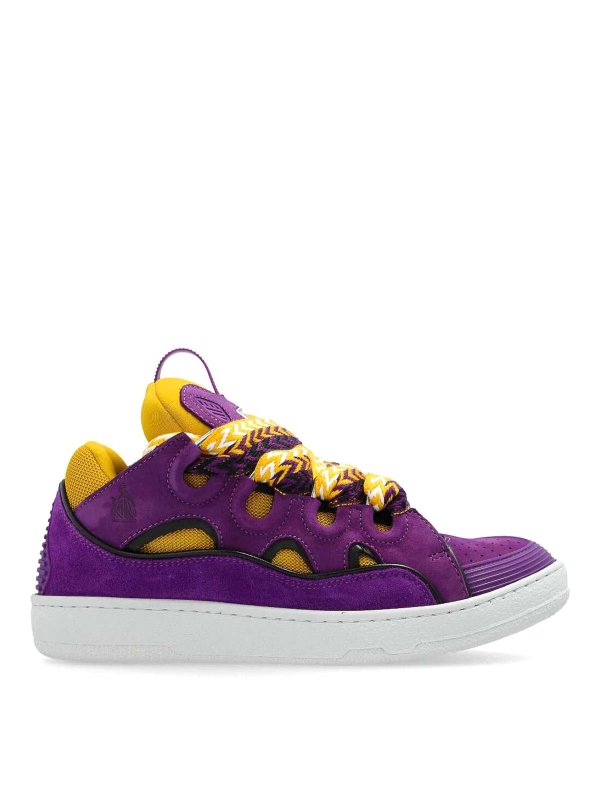 LANVIN: Chaussures de sport - Baskets - Violet