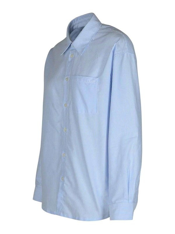 The Best Shops A.P.C.: shirts - Boyfriend Light Blue Cotton Shirt