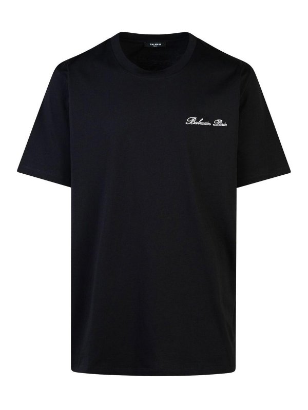 Balmain: Camisetas - Camiseta - Negro