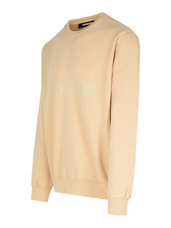 The Best Shops BARROW: Sweatshirts & Sweaters - Pink Cotton Sweatshirt