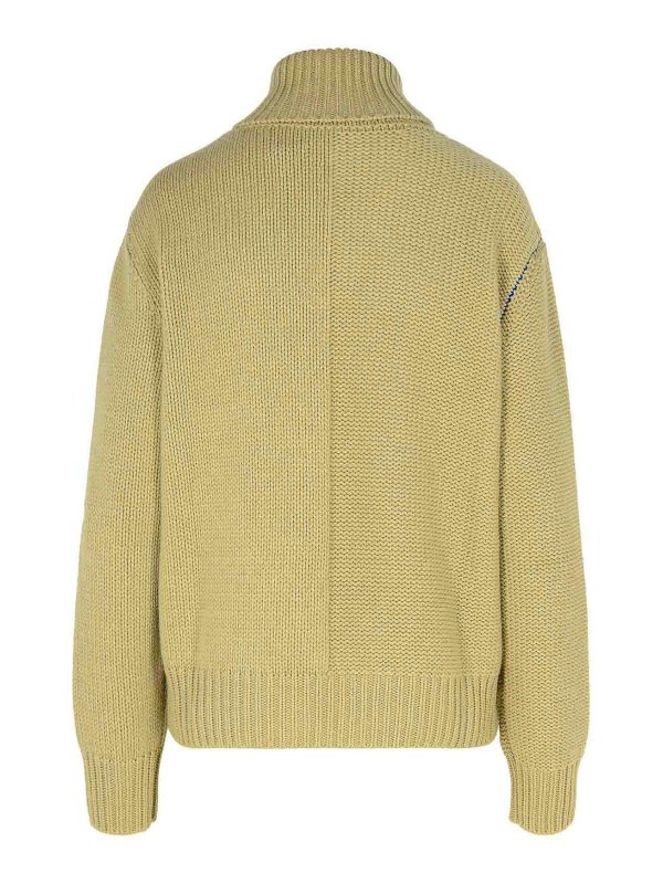 BURBERRY: Rollkragenpullover  und Polo-Ausschnitt online - Rollkragenpullover - Grün