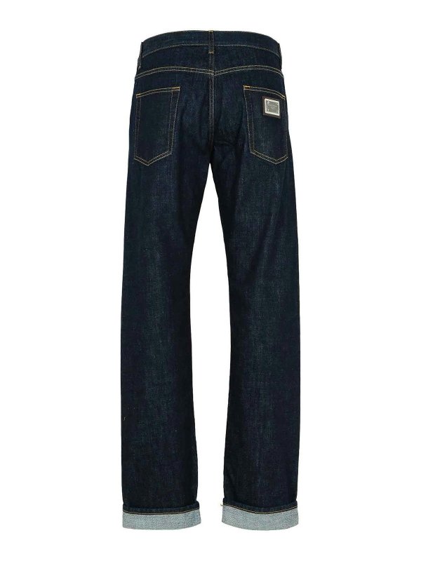 DOLCE & GABBANA: Bootcut online - Bootcut Jeans - Blau