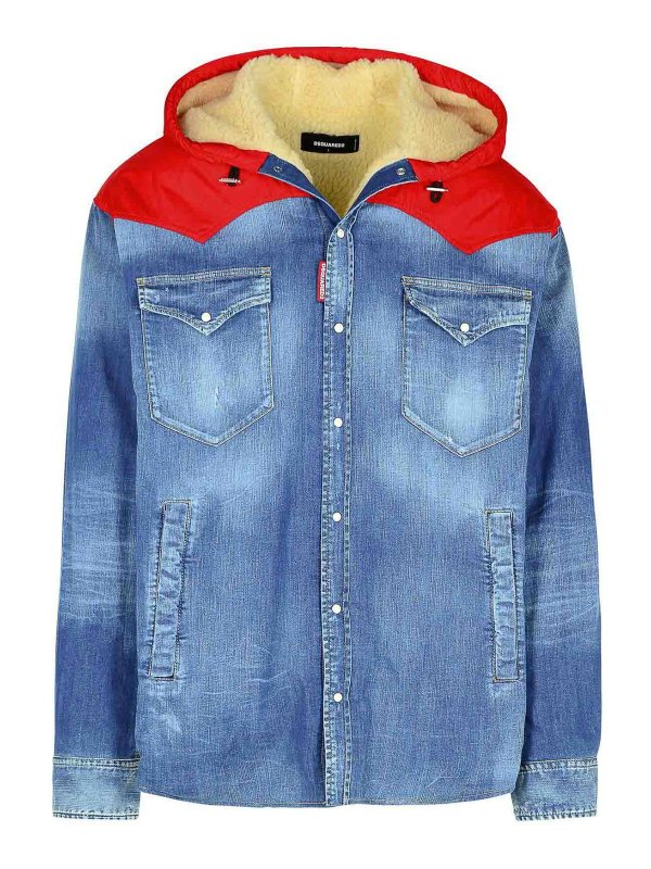 DSQUARED2: Chaquetas casual - Chaqueta Casual - Azul