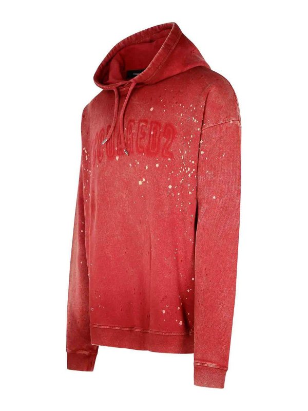 The Best Shops DSQUARED2: Sweatshirts und Pullover - Sweatshirt - Rot