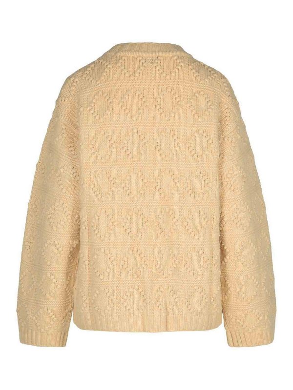 GANNI: クルーネック online - クルーネック - ベージュ