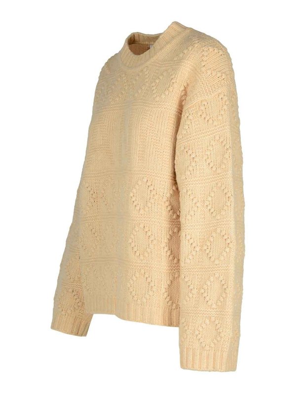 The Best Shops GANNI: クルーネック - クルーネック - ベージュ