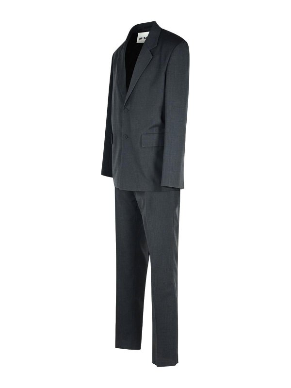 The Best Shops JIL SANDER: formal suits - Grey Wool Suit
