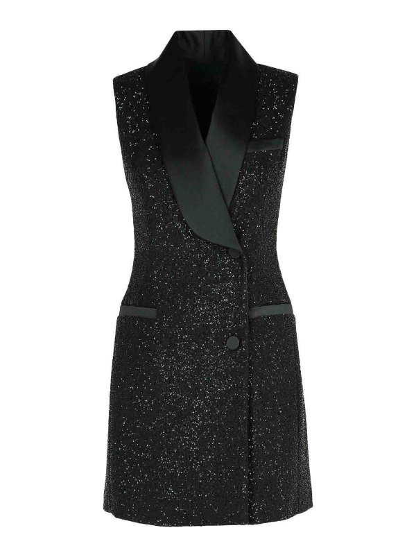 Max Mara: Vestidos media pierna - Vestido Midi - Negro