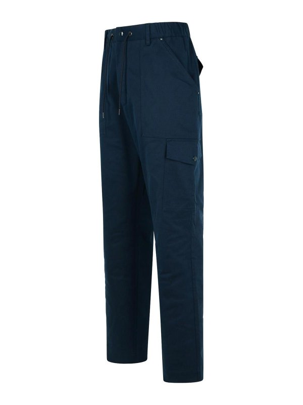 The Best Shops MONCLER: カジュアルトラウザー - カジュアルパンツ - ダークブルー