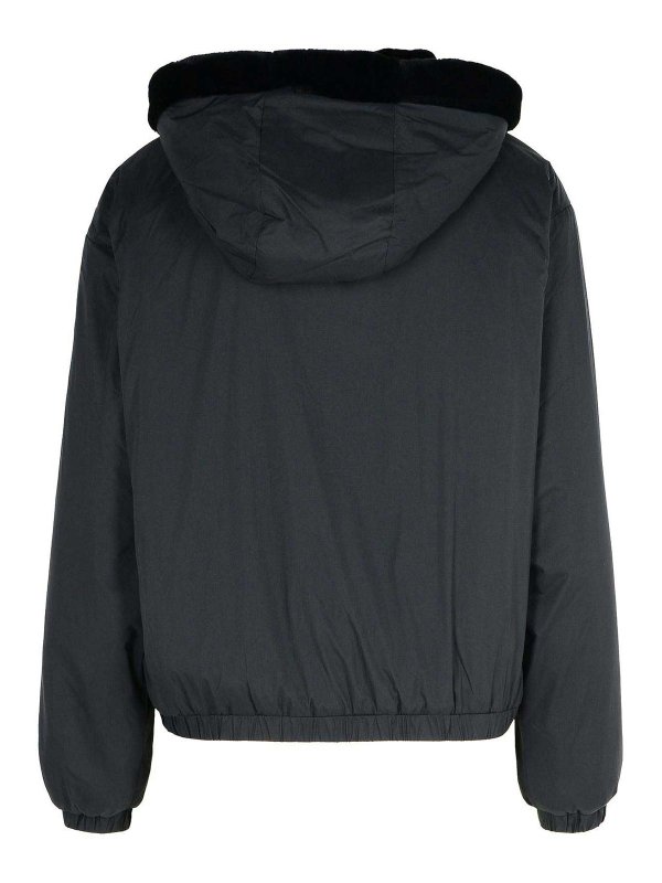 MOOSE KNUCKLES: padded jackets online - Eaton Bunny Black Polyester Down Jacket