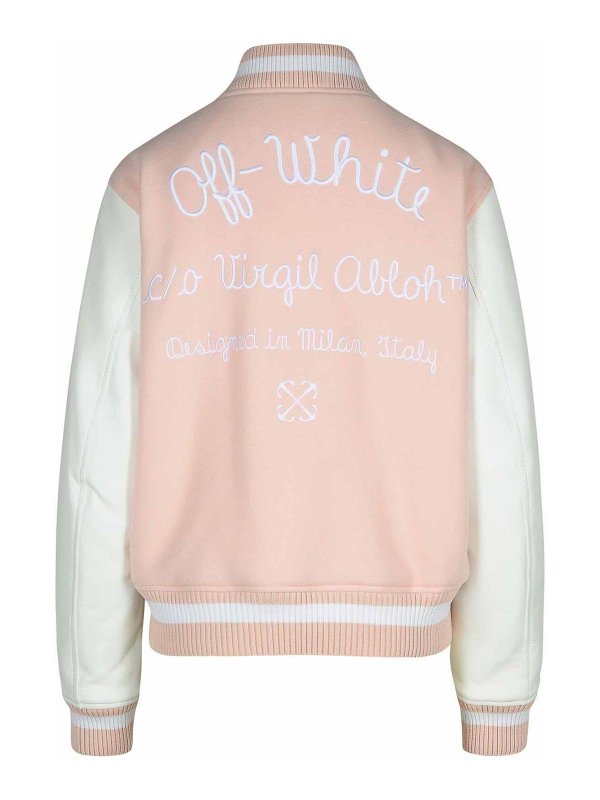 OFF-WHITE: ボンバージャケット online - ボンバージャケット - ヌードカラー