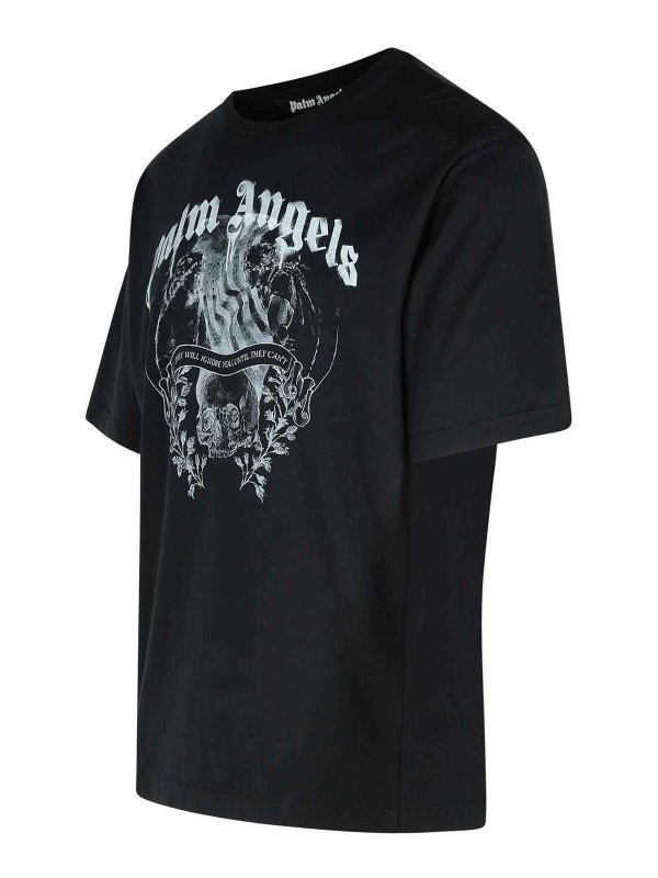 The Best Shops Palm Angels: T-shirts - T-Shirt - Schwarz