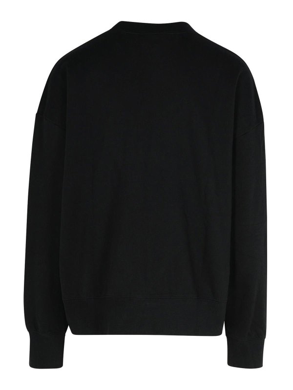 Palm Angels: Felpe e maglie online - Felpa in cotone nero