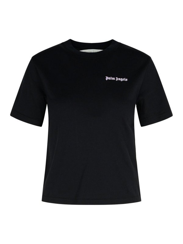 Palm Angels: Tシャツ - Tシャツ - 黒